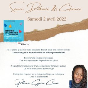 Repérer et coacher les profils atypiques - Patricia Cyprien Cloarec - Dédicace